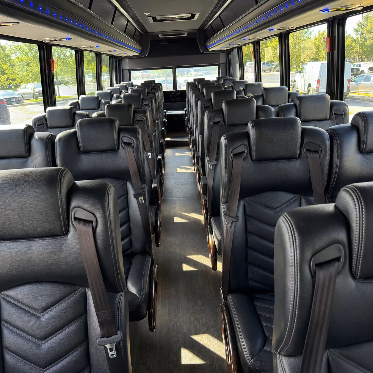 brockton concert transportation onboard seating