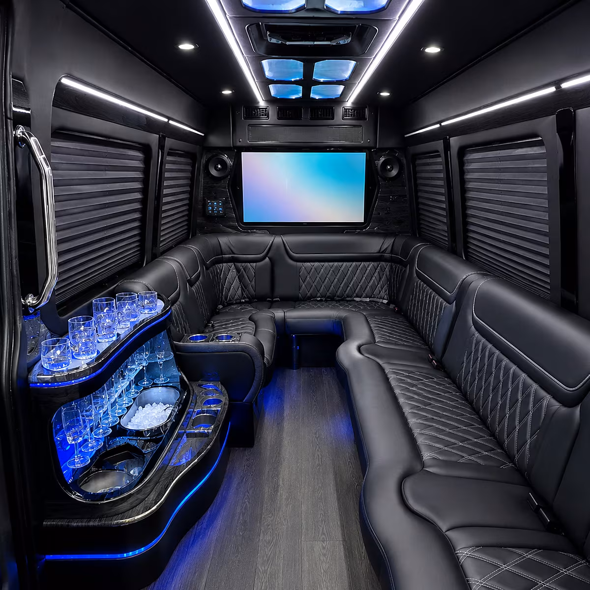 brockton party bus inside