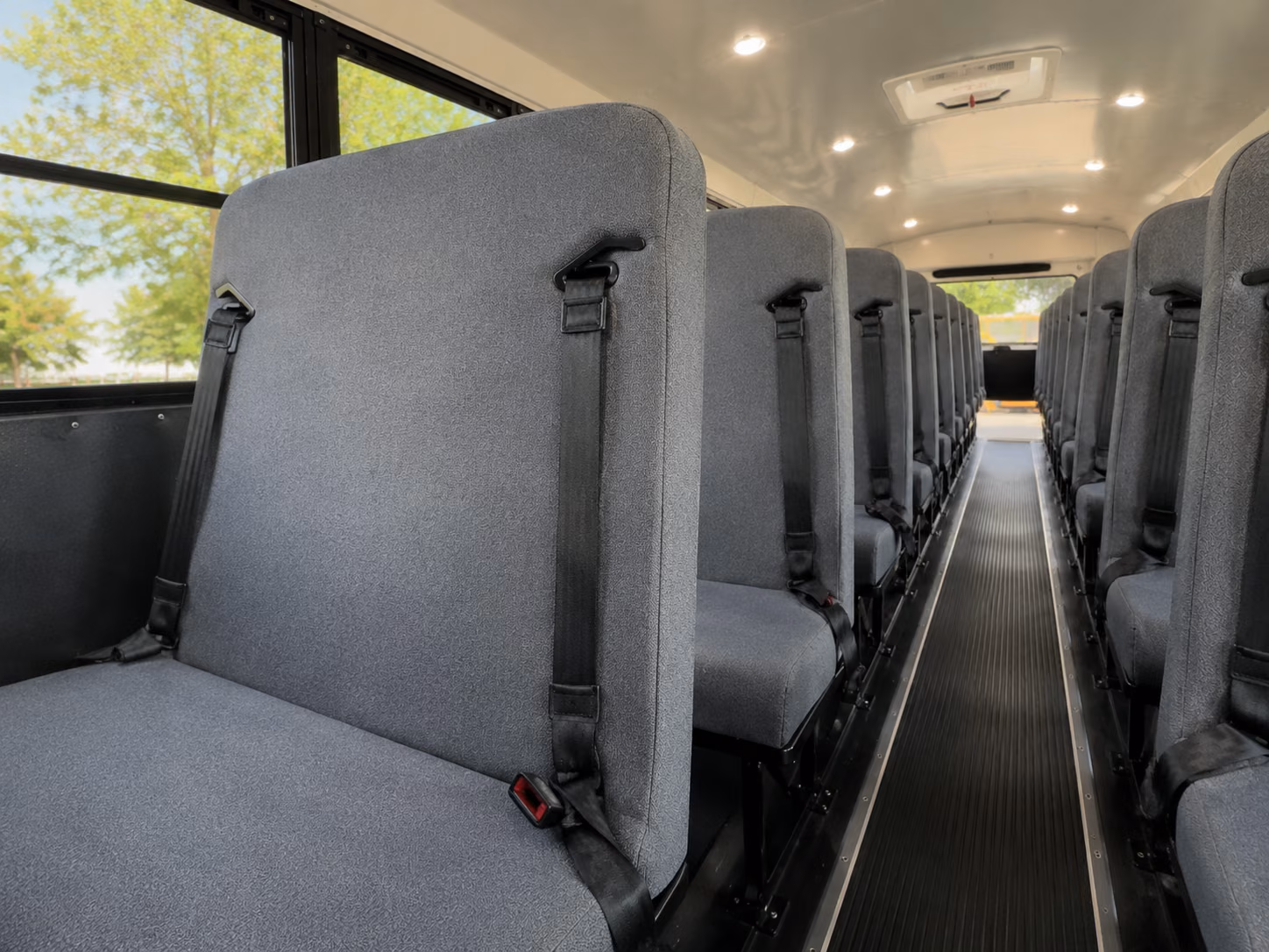 brockton school bus interior